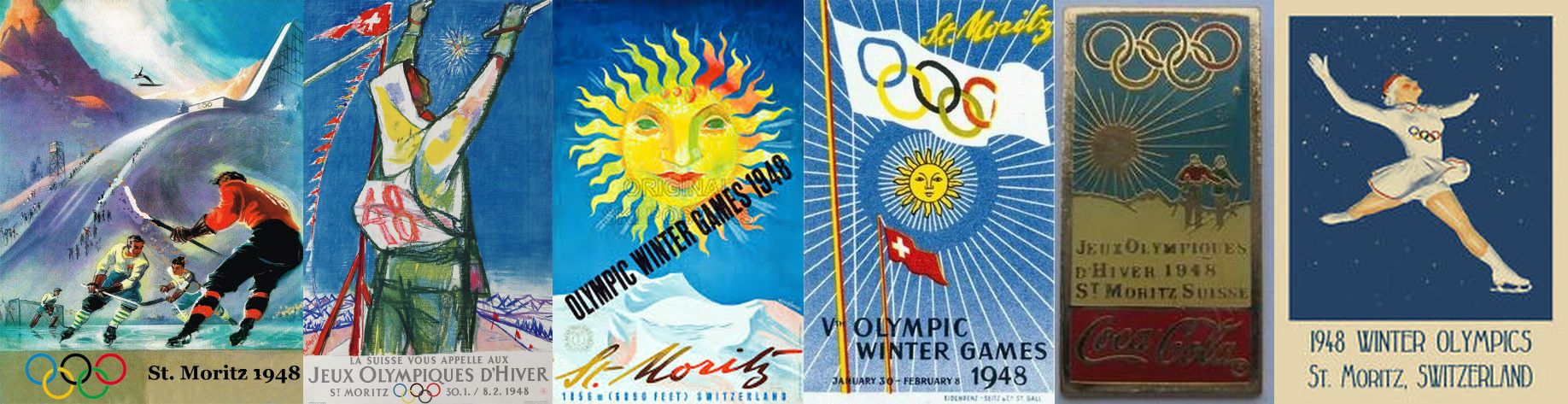 Photos: 1948 Winter Olympics Posters 